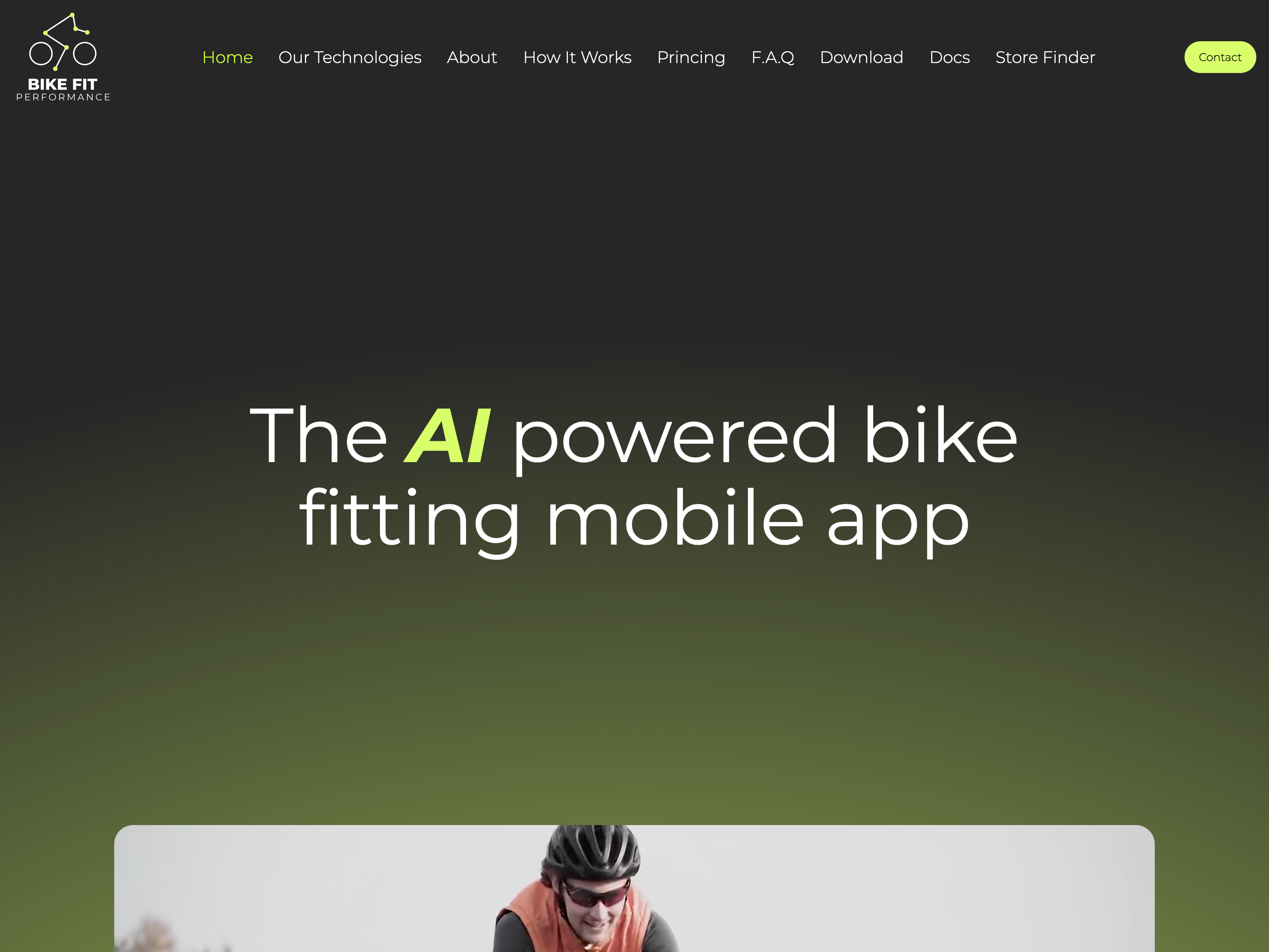 Présentation application mobile Bike Fit Performance